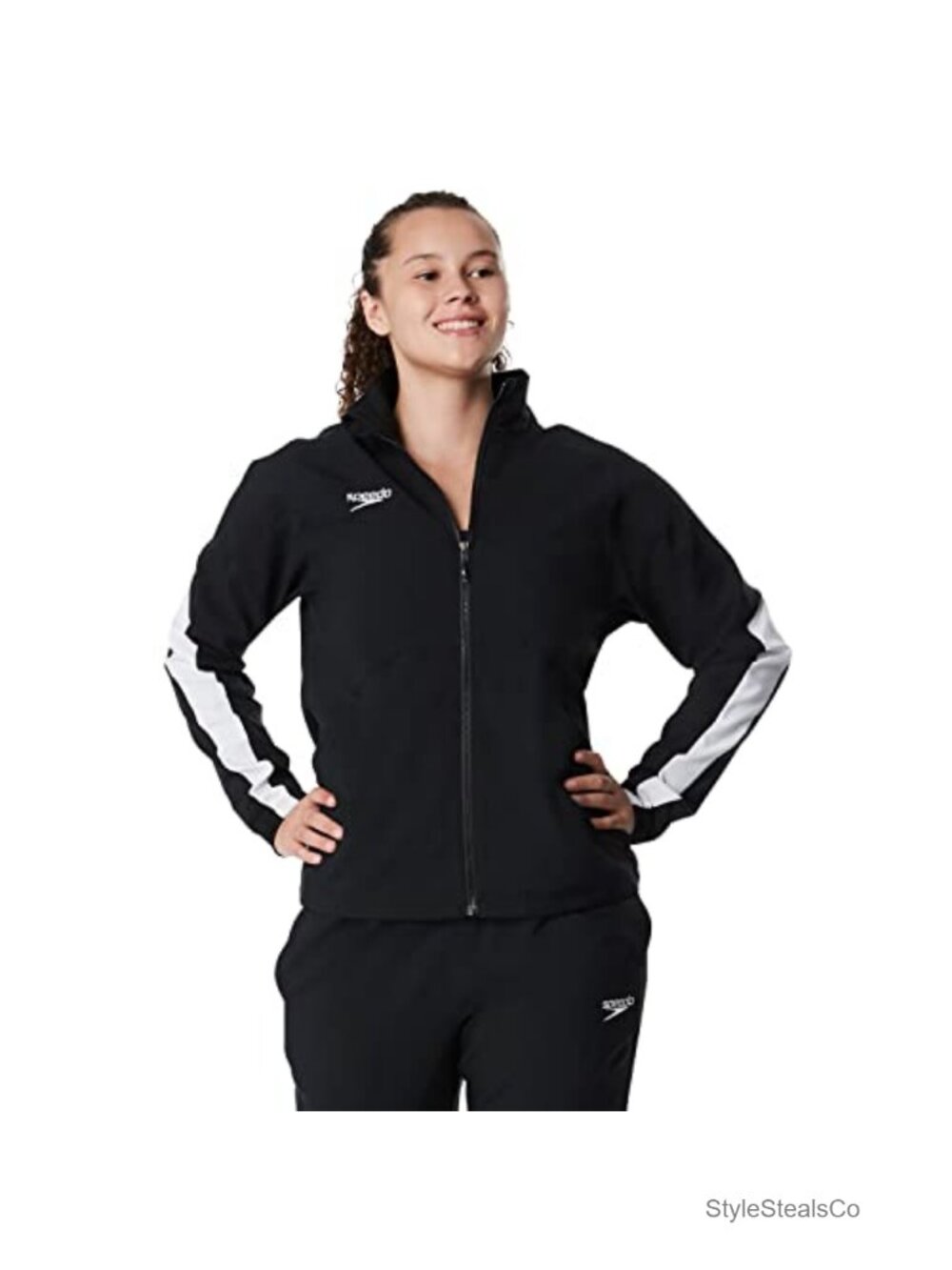 Women's Full Zip Track Jacket Quick Dry Mesh Lined Polyester